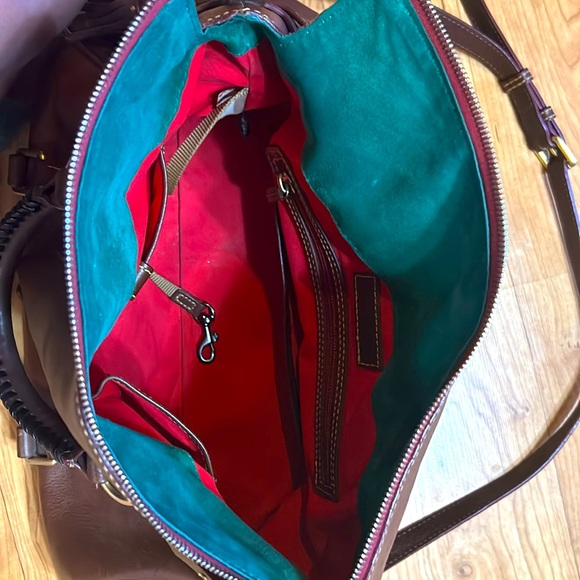 Dooney&Bourke Brown Leather Purse/Satchel - Picture 6 of 11